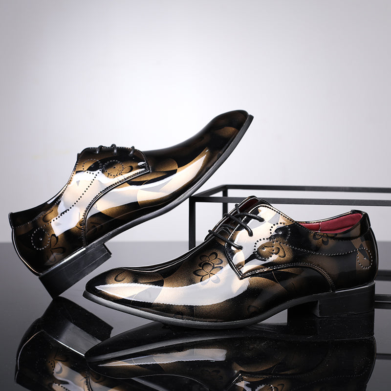 Marco Vittorio™ Handcrafted Floral Oxford Shoes