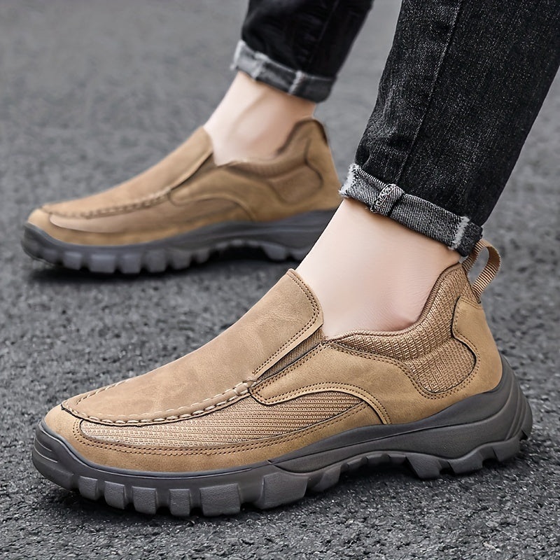 Men's Lightweight Breathable Casual Orthopedic Slip-On Walking Shoes