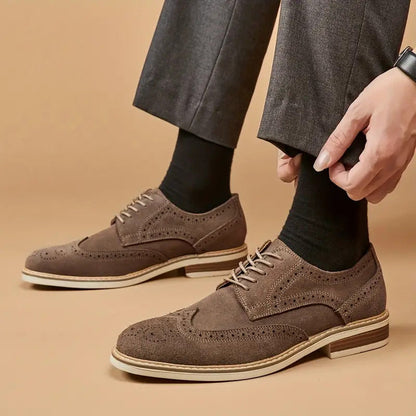 Rustic Charm™ Classic Suede Brogues