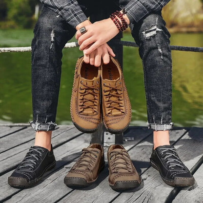 🔥 60% OFF Today Only 🔥 Roman - Men Casual Hand-stitching Shoes With Supportive Soles