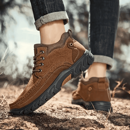 Men Winter Plush Boots With Supportive Orthopedic Soles