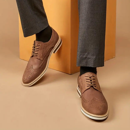 Rustic Charm™ Classic Suede Brogues