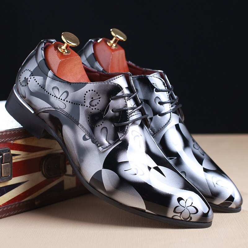 Marco Vittorio™ Handcrafted Floral Oxford Shoes