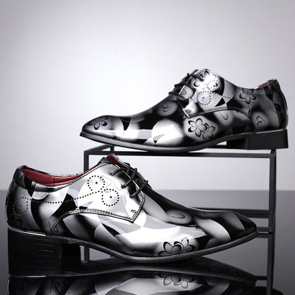 Marco Vittorio™ Handcrafted Floral Oxford Shoes