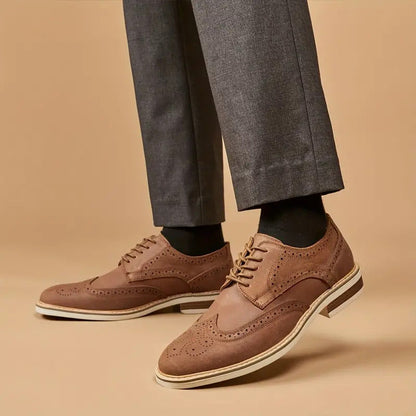 Rustic Charm™ Classic Suede Brogues