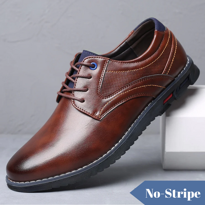 Oxford Lisse No-Stripe Orthopedic Dress Shoes