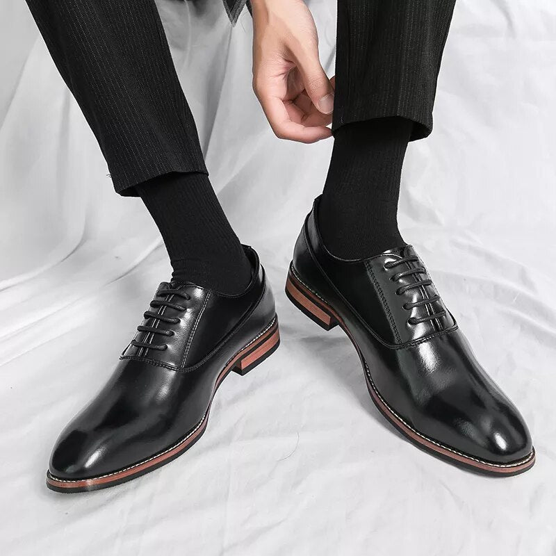 Power Derby™ Classic Leather Oxfords