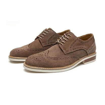 Rustic Charm™ Classic Suede Brogues