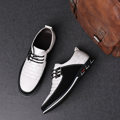 Oxford Derby™ Orthopedic White Leather Shoes